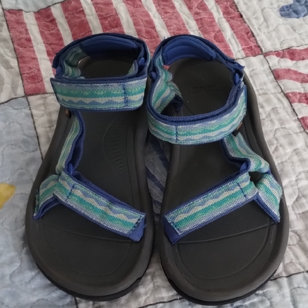 Colorful Teva Hurricane Strappy Sandals